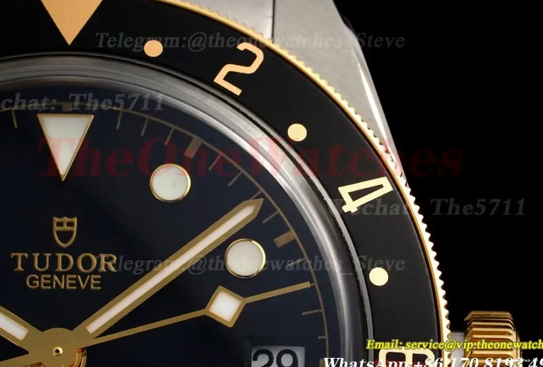 Bay A2836 SS YG Bezel Black ZF Black GMT Brown 0629